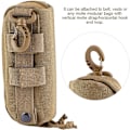 Miniatyrbillede 6 af 7: Solbriller Etui Bærbar Stødsikker Brillepose Sort Khaki M
