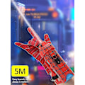 Miniatyrbild 3 av 5: Spider-Man Handske Nät Skytt Hjälte Launcher Handled Leksaksset Spiderman Armskydd Leksaker D