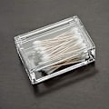 Miniatyrbillede 4 af 5: Klar akryl Q-tip holder til badeværelset
