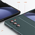 Miniatyrbilde 2 av 4: Z Fold 5 Deksel, Slankt PC Innebygd deksel For Samsung Galaxy Z Fold 5 Med S Pen, Avtakbar S Pen-holder & Stativ
