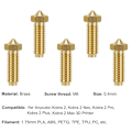 Miniatyrbillede 5 af 5: 5 STK 0,4 mm messingdyser og 5 STK silikonestrømper til 2,3D printerdele Ekstruder Hotends dyser Photo Color