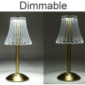 Miniatyrbillede 4 af 5: Trådløs LED-bordlampe, batteridrevet bordlampe, dæmpbar LED-bordlampe, sengebordslampe, skrivebordslampe, bordlampe til stue, soveværelse, 3 farver