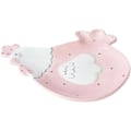 Miniatyrbild 1 av 7: 1 st Hen Plate Pall Fruktskålar Cartoon Hen Shape Bricka Hållbar Fruktskål Servering Mat Dessert Bricka Frukost Bricka Rosa Porslin