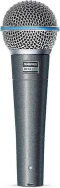 Shure Beta 58A Dynamisk Vokalmikrofon, Professionell Scenmikrofon för Liveframträdanden