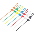 Miniatyrbild 2 av 5: 250 st Easy Mark 4x150 mm Nylon Kabelbindningsetiketter Plastöglor Markörer Kabelmärkning Självlåsande Dragkedjor (slumpmässig färg) 250pcs