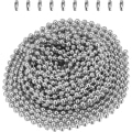 Miniatyrbilde 1 av 5: Kulekjede 3 meter lang med 2,4 mm diameter med 10 assorterte koblinger