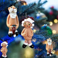 Miniatyrbillede 5 af 5: 2 stk. Frække julemandspynt til juletræet - Nøgen julemand - Sjov julepynt til julefester - Hemmelig julegave