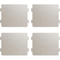 Glimmerplatta - 10x11 cm - För reparation av mikrovågsugn - 4-pack