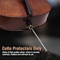 Miniatyrbillede 2 af 6: Cello Endpin Cello End Pin Gummipude 5 stk Beskytter Bærbar Skridsikker Måtte Udskiftning til Cello Endpin