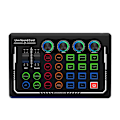 Miniatyrbillede 1 af 5: V88 Audio Mixer USB Ekstern Lydkort Headset Mikrofon Live Broadcast Lydkort til Mobiltelefon Computer Black