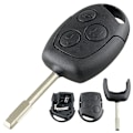 Miniatyrbillede 1 af 4: Foldbar 3-knaps fjernbetjeningsnøgle med Fo21-blad, til Ford Mondeo Fiesta Focus Ka Transit 2002 - 2012 bil model 2