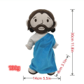 Miniatyrbilde 2 av 2: Klassisk Jesus Plysj Kristus religiøse leketøy Jomfru Maria utstoppede dukkeleker Hjem dekorasjonsgaver E