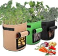 Potatisodlingspåsar, 3-pack 7 Gallon Potatisodlingspåsar Grönsaksodling-Yvan