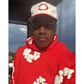 Miniatyrbillede 2 af 4: 2024 Moderigtig Mærke Skum Print Løstsiddende Sweatshirt Y2K Hip Hop Streetwear Mænds og Kvinders Sweatshirt Casual Tops RØD RED L