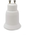 Miniatyrbild 4 av 4: 3-pack lampbasadapter vit Gu10 till E27 sockeladapter för lågenergi halogen LED-lampor