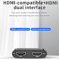 Miniatyrbild 3 av 5: USB 3.0 till Dubbel HDMI-adapter för Extern Video - Endast Windows-stöd {Db)_xx Black