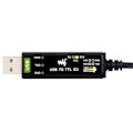 Miniatyrbillede 5 af 5: Industriel USB til TTL (D) Seriel Modul Kabel FT232RNL 300bps-3Mbps til 5 Seriel Port Debugging Modul Black