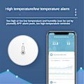 Miniatyrbilde 2 av 5: Tuya Smart Home ZigBee Temperatursensor og fuktighetssensor Innendørs termometermonitor Fungerer for Alexa Smart Life White