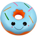 Miniatyrbild 2 av 5: 10 tum Stor Långsamt Stigande Squishy Leksaker, Jätte Donut Jumbo Långsamt Stigande Doftande Super Mjuk Pressa Squishy Mat Leksaker Stressavlastning Presentkollektion (blå