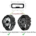 Pikkukuva 3 / 3: Soljenauhakiinnitysrengas Garmin-venu 2s/garminactive S/vivoactive 4s älykellolle -hao