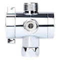 Miniatyrbillede 2 af 4: 3-vejs T-adapter til badekar, bruser, blandingsbatteri, afgreningsventil, splitter, konnektor (ruipei)