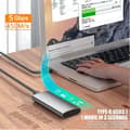 Miniatyrbilde 3 av 5: M.2 NVMe SSD-kabinett Type C 3.1 Eksternt harddiskdeksel