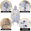 Miniatyrbilde 2 av 5: Camo Poncho Militær Multicam Jakt Poncho Taktisk Hær Poncho Militær Klasse Vanntett Materia Upgrade cp Snow