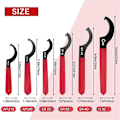 Pikkukuva 1 / 5: 6 Osainen Jakoavainsarja Säädettävä Coilover-avain Jakoavaimet Coilover-avain Teräsjakoavain Red  Black