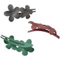 Miniatyrbilde 4 av 5: Røde hårklemmer for styling av hårklemmer Antiskli barrettes for tykt tynt hårtilbehør