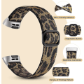 Miniatyrbillede 2 af 5: Strækbar rem til Fitbit Charge 4/fitbit Charge 3-remme, justerbar elastisk åndbar nylon-erstatningsrem til Fitbit Charge 3/3se/charge 4-remme