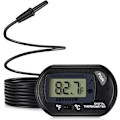 Miniatyrbillede 1 af 5: Akvarie Termometer Digital LCD Vandtermometer med Probe og Sugeskål Vandtemperatur Termometer til Fisketank Akvarium