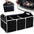 Car Trunk Organizer Bag Black black