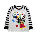 Miniatyrbillede 3 af 6: Bing Bunny Drengenes Its A Bing Thing Langærmet Pyjamasæt 3-4 År Grå/Sort Grey/Black 3-4 Years
