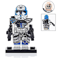 Miniatyrbillede 3 af 5: 501st Legion Clone Trooper Army Sæt Mini Captain Rex Jesse Og Echo Star Captain Rex 501st Clone Trooper Wars Figurer Klodser