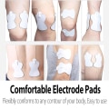 Miniatyrbilde 2 av 4: 12 stk. Elektroterapi Langvarig Pads Erstatningselektrode Pads - Premium Selvklebende Gjenbrukbare Massasje Erstatning Gel Pads Omron Massasjeapparater