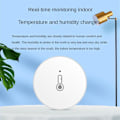 Miniatyrbilde 4 av 5: Tuya Smart Home ZigBee Temperatursensor og fuktighetssensor Innendørs termometermonitor Fungerer for Alexa Smart Life White