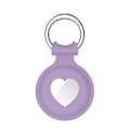 Pikkukuva 1 / 5: Apple Airtag nahkainen kotelo Air Tag avaimenperän pidike holkki seurantalaite Lavender