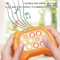 Miniatyrbillede 4 af 5: Pop Push It Spil Controller Boble Sensorisk Fidget Legetøj Elektronisk Whack Konsol Dark Blue