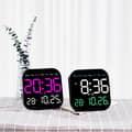 Miniatyrbillede 2 af 5: Digitalt ur stort display multifunktionsdisplay til studieværelse Three colors light