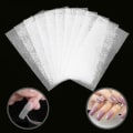 Miniatyrbilde 1 av 5: 100 stk Fibernails for neglforlengelser, neglforlengelse silkefiberglass gelsett falske negler manikyr salongverktøy for UV-gel negler kunst