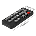 Miniatyrbilde 4 av 5: Fjernkontroll for Sony Rmt-dslr1 Rmt-dslr2 A230 A290 A330