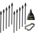 Miniatyrbilde 1 av 5: [10 stk] OEM Tab S6 Myke Spisser, Nibs [0,7 mm] Erstatning for Samsung Galaxy Tab S6/S6 Lite Stylus S Pen (S6/S6 Lite Svart)