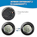 Miniatyrbild 2 av 5: 10-pack Mini Hygrometer Termometer Mätare Digital LCD Monitor för Växthus Barnrum Reptil Inkubator