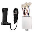 Miniatyrbillede 2 af 5: 24v 500w DC El-cykel Motor Børstet Controller Box Med Børstet Controller Lang Linje Drej Styret