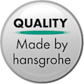Miniatyrbilde 4 av 4: Hansgrohe Dusjarm E 389 mm, Veggmontering, Krom