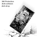 Miniatyrbillede 2 af 5: Etui til Samsung Galaxy S21 Fe 5g/4g Malet Læder Cover Magnetisk Lukning Løve