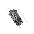 Miniatyrbilde 3 av 3: 24V 6W LED Strømforsyning - Transformator for Julelys (1 stk)