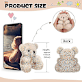 Miniatyrbillede 2 af 5: 6 stk. Mini Teddybjørn Lille Bjørn Bulk 4 tommer Plysjlegetøj Lille Blød Bjørn Dukke Teddy Brun Aprikos til Babyshower Fødselsdagseksamen