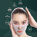 Miniatyrbilde 4 av 5: Skjønnhetsmaske for ansiktsforming mens du sover, V-linje ansikts slankemaske, hakestropp, ansiktsløftbelte, oppstrammende hud, skjønnhetsmasker for nakke - ya