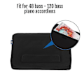 Miniatyrbillede 2 af 5: Accordion Gig Bag Klaveraccordion Case Keyboard Instrument Tilbehør Gig Bags Til 48/80/96/120